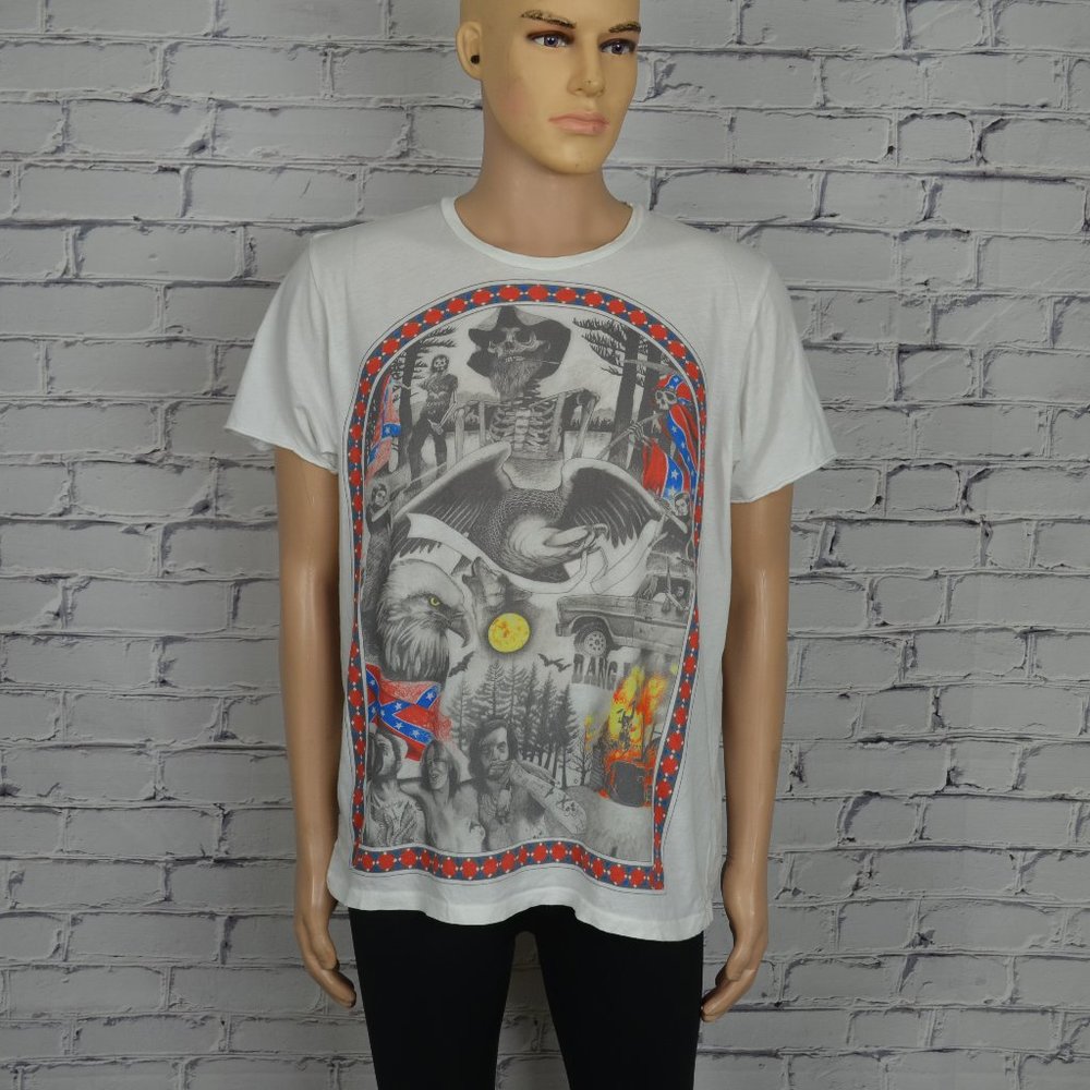 Mens All Saints Apalacia Tee graphic tee t-shirt